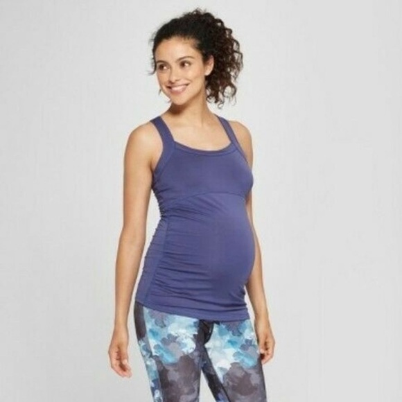 Isabel Maternity by Ingrid & Isabel Midnight Sky Active Tank - Picture 2 of 5